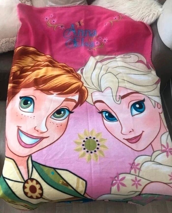 Plaid  polaire reine des neiges Disney - photo numéro 4