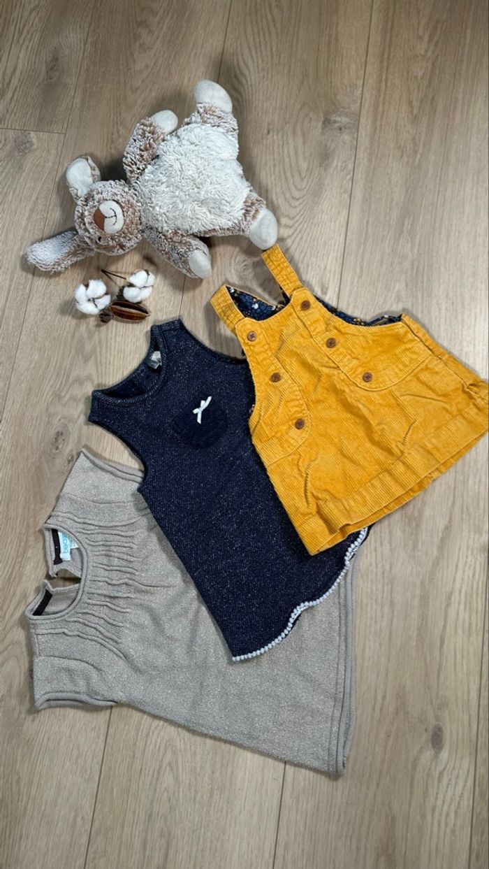 Lot 3 mois Fille Petit bateau Orchestra - Mi saison - 14 pièces - photo numéro 3