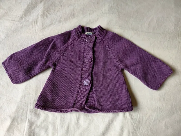 Gilet bébé fille 6 mois