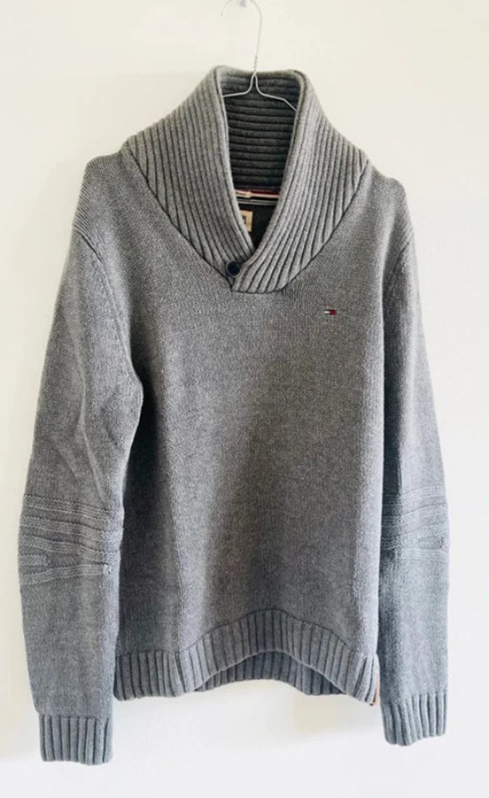 Pull gris Tommy Hilfiger - photo numéro 2