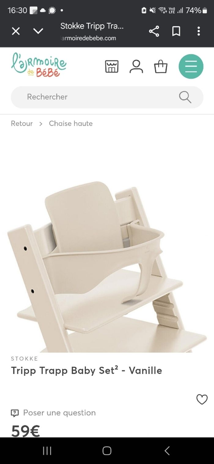 Baby set tripp trapp - photo numéro 3