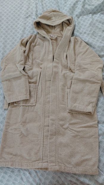 Peignoir capuche beige 11 ans 12 ans