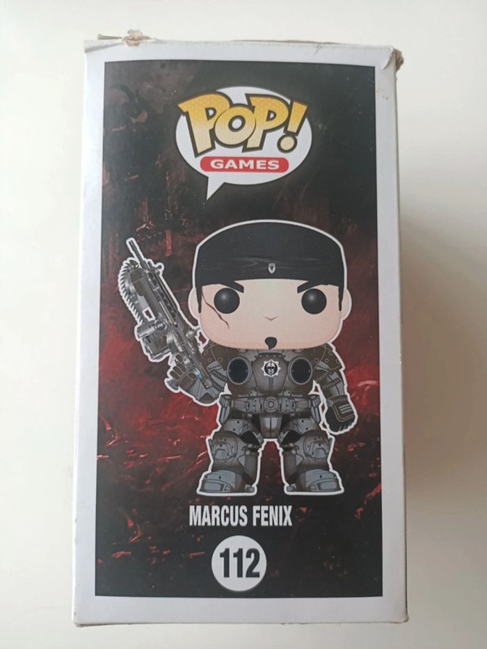 Figurine Funko pop games gears of war n°112 Marcus Fenix - photo numéro 5