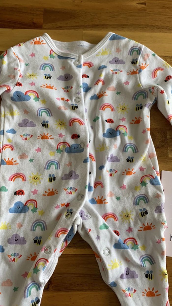 Pyjama en coton avec moufle - photo numéro 6