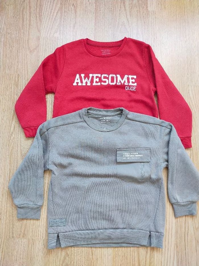 Sweat lot 1rouge 1beige-kaki Primark