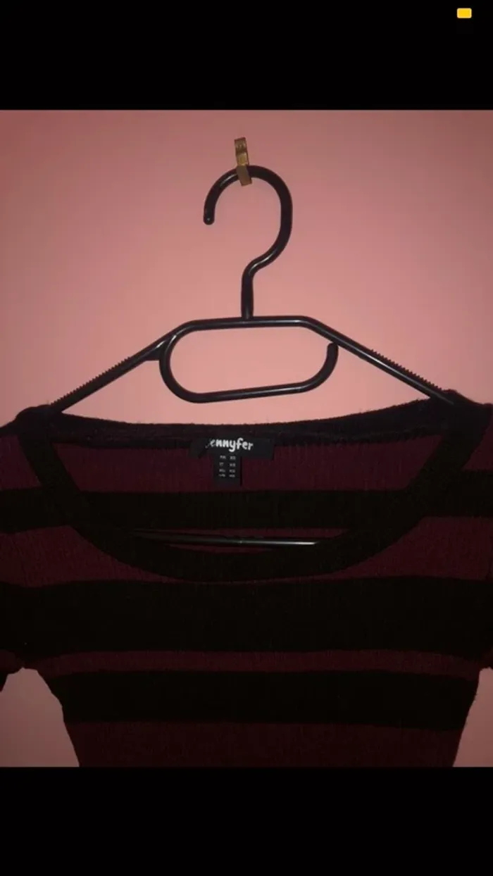 pull à rayures chaussettes - photo numéro 2