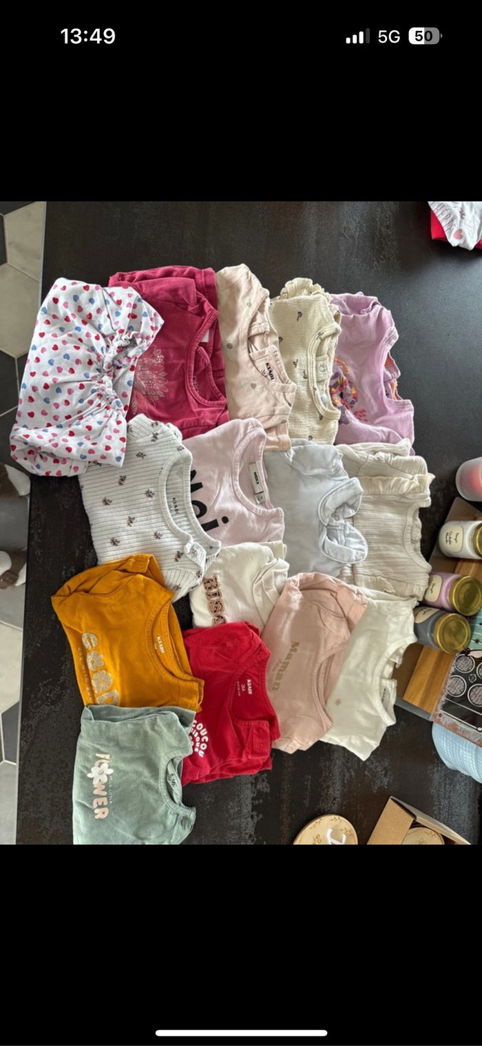 Lot t-shirt 3 mois