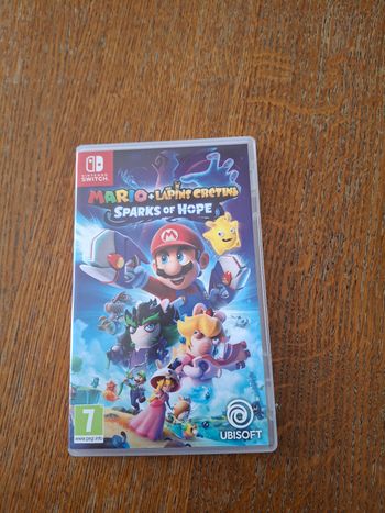 Jeux switch Mario + lapins crétins sparks of hope