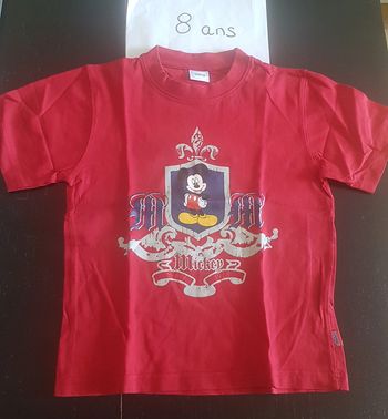 T-shirt mc Mickey disney 8 ans