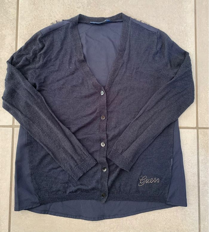 Magnifique gilet marine Guess 8 ans