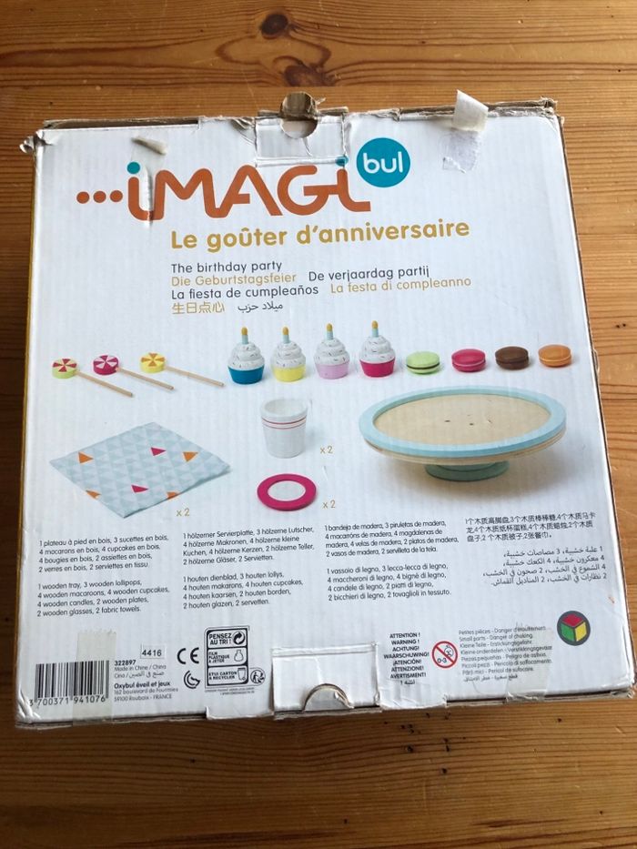 Dînette en Bois Le goûter d’anniversaire - photo numéro 8