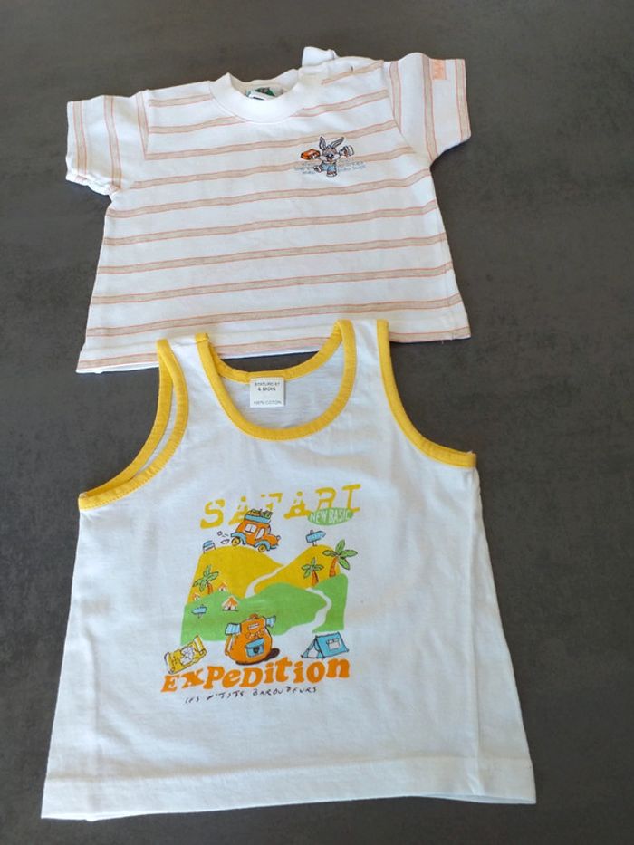 Deux tee-shirts garçons