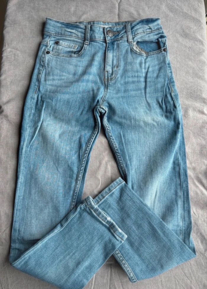 Lot 3 jeans fille 12 ans Parfait état - photo numéro 3