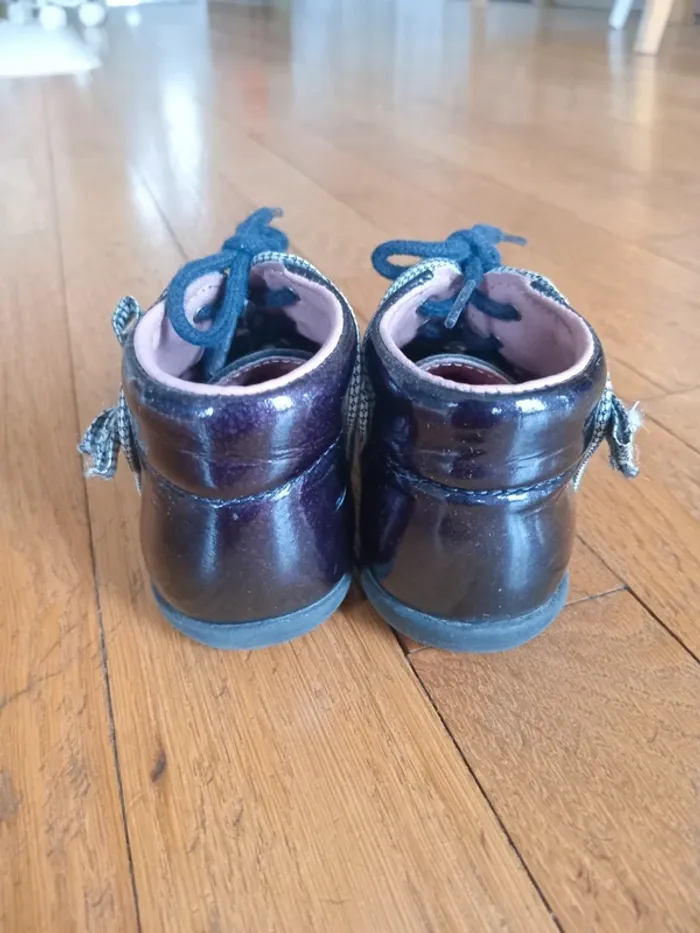 Chaussures bébé fille cuir Aster pointure 22 - photo numéro 6