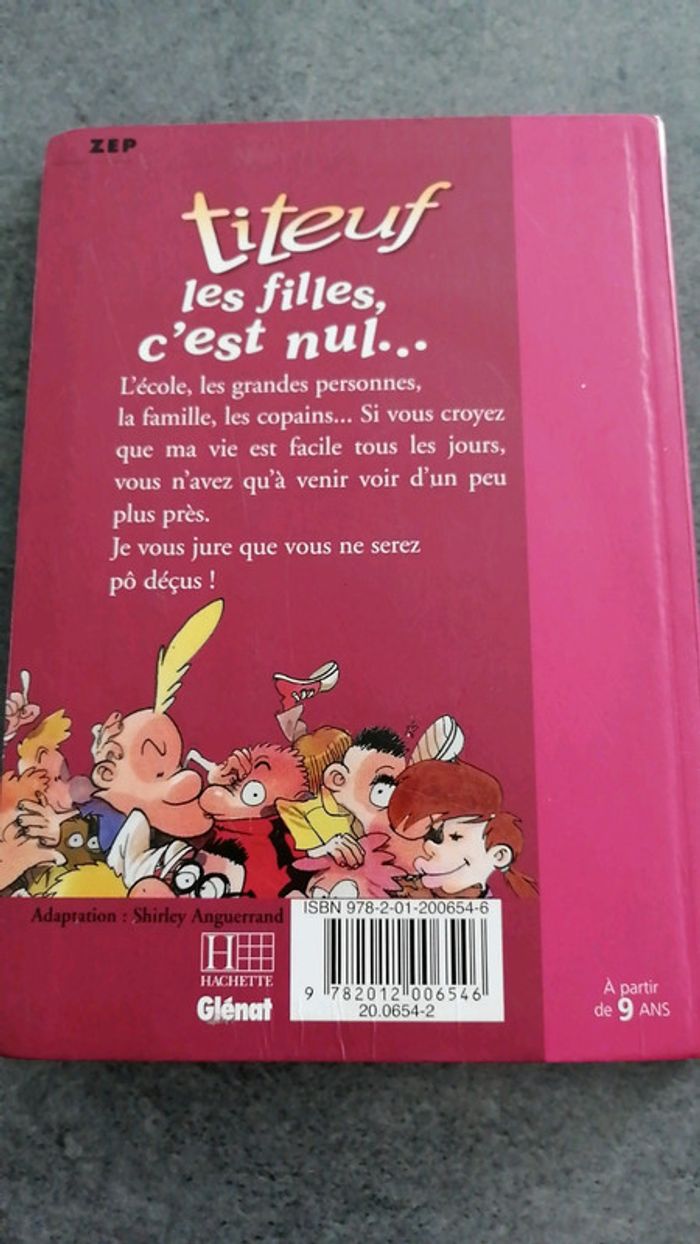 Livre titeuf les filles c'est nul - photo numéro 2