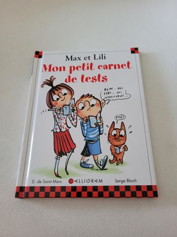 Mon petit carnet de tests Max et Lili