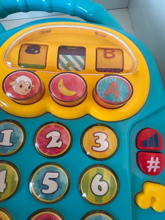 Téléphone interactif musical pour bébé - Éveil et apprentissage - photo numéro 2