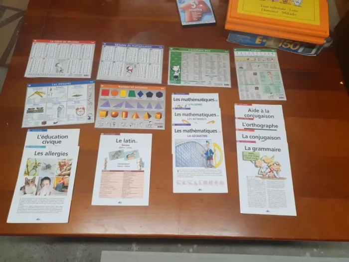 Lot de fiches niveau Ecole primaire.
