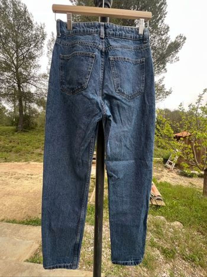 Jean fit mom bleu taille 36 - photo numéro 4