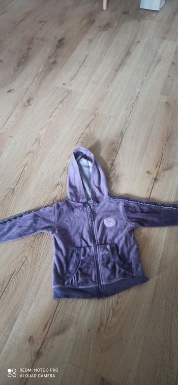 Gilet en velours 4 ans