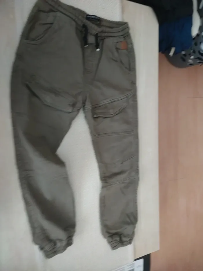 Cargo kaki stretch 12 ans - photo numéro 2