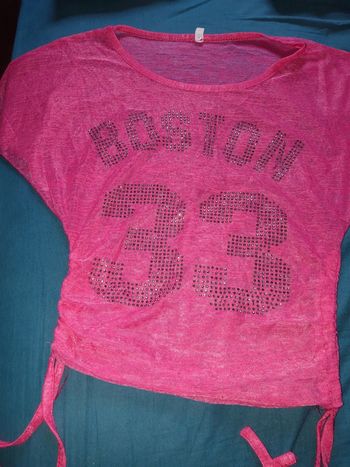 Haut boston 33 rose