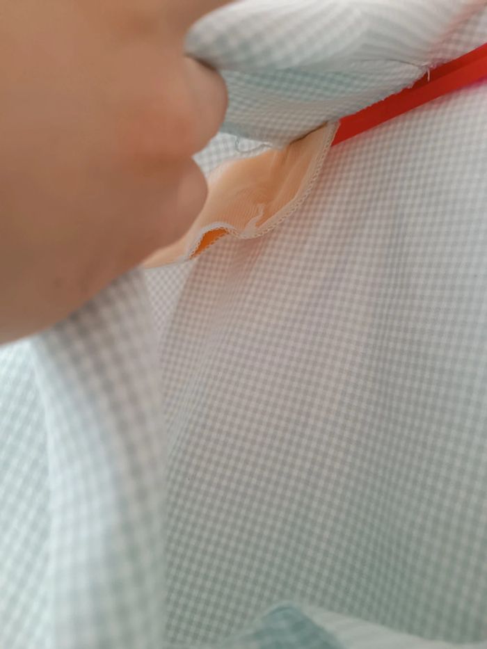 Veste femme carreaux vichy taille 38 - photo numéro 7