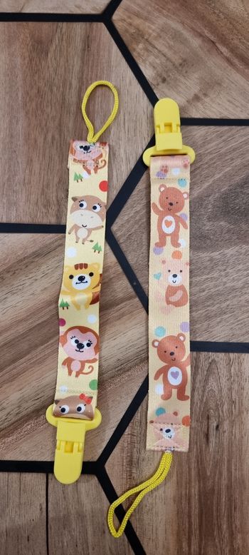 Lot de 2 attaches tétines pour bébé