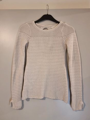 Pull mailles crème - Zara - Taille S