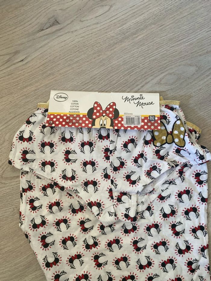 Ensemble, débardeur et slip Shorty Disney, taille 10 12 ans, Minnie Mouse  neuf - photo numéro 3