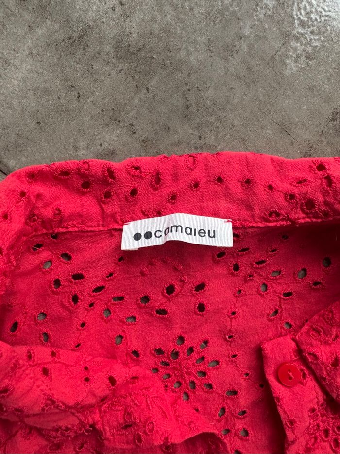 Jolie chemise broderies Camaïeu - photo numéro 3