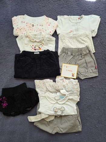 Lot ensemble automne hiver fille 3 mois