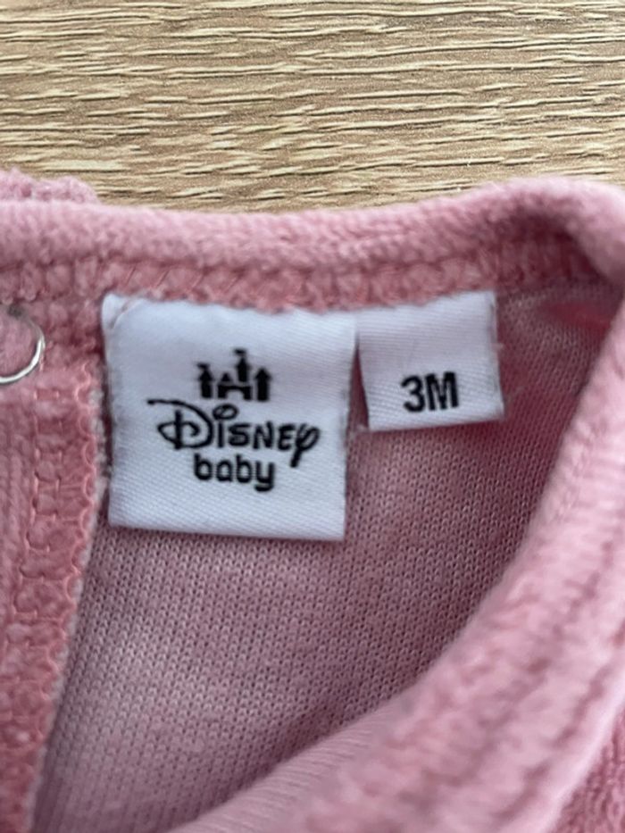 Pyjama velours Disney 3 mois - photo numéro 2