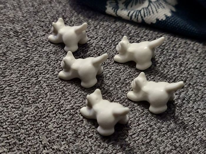 5 chats blancs Lego - parfait état - Vrai Lego - photo numéro 5