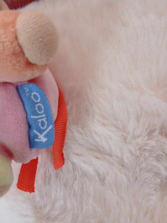 Kaloo: Mini-Doudou Ourson attache-tétine - photo numéro 3