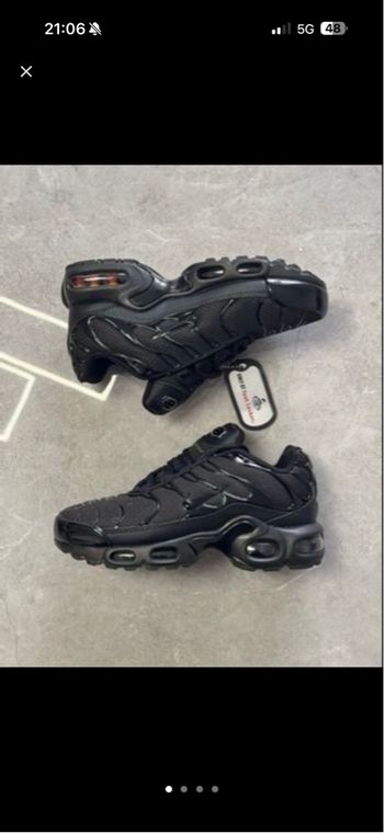 Nike tn noir enfants 34