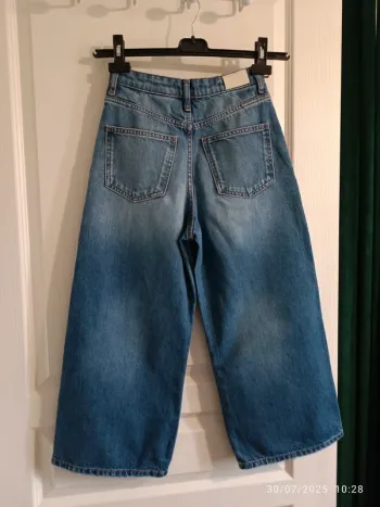 Jeans Maje taille haute jambes larges