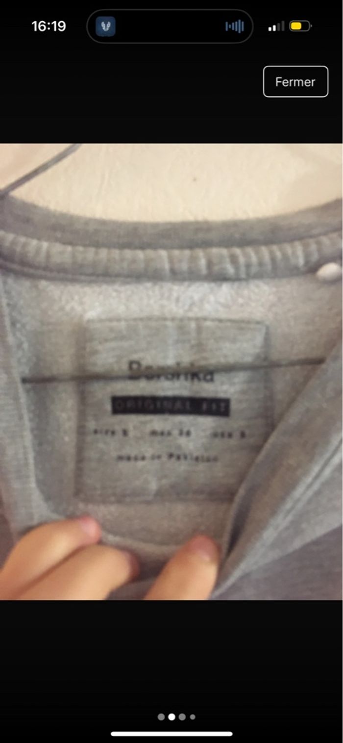 sweat gris femme - photo numéro 2