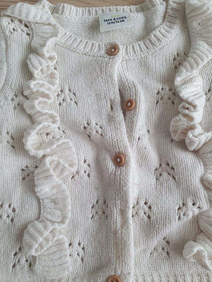 Gilet tape à l'oeil 12mois - photo numéro 3