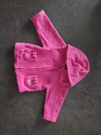 Gilet à capuche polaire