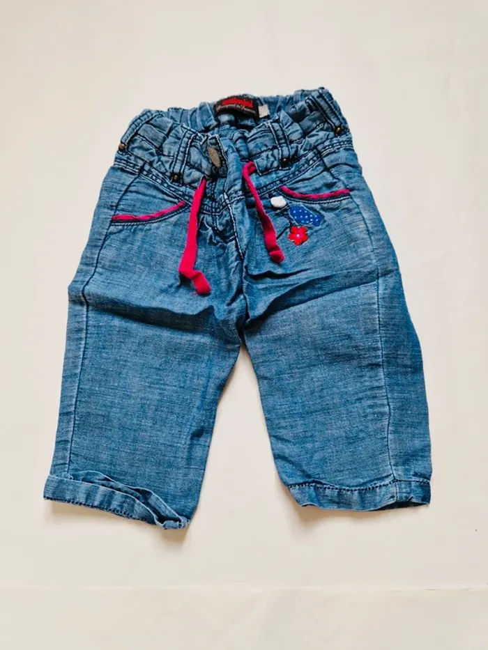 Lot 10 pantalons fille 6 mois - photo numéro 4