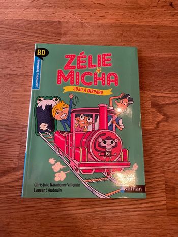 Livre Première lectures BD Zélie et Micha Jojo a disparu ! CP