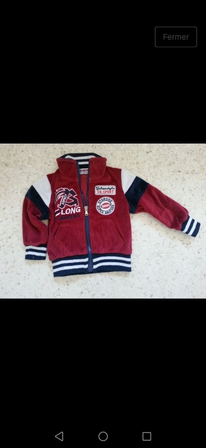 Veste de jogging 18 mois