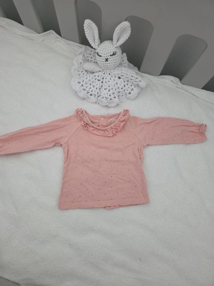 Haut manches longues fille 3 mois