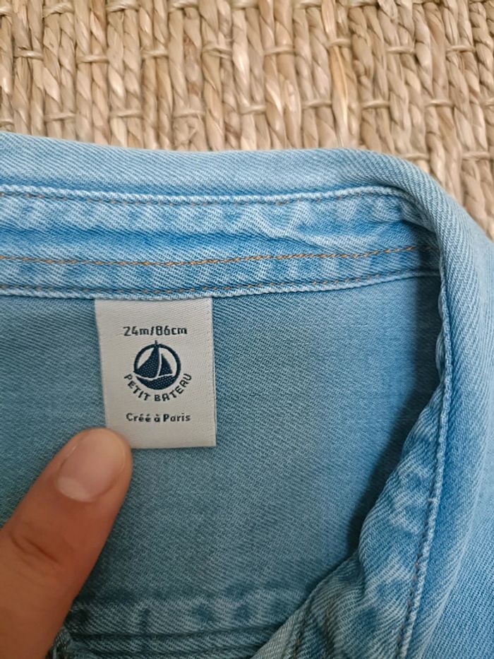 Chemise en jean Petit Bateau - photo numéro 2