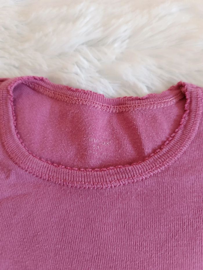 1€ Tee-shirt manches courtes parme / rose T. 5 ans Influx - photo numéro 3