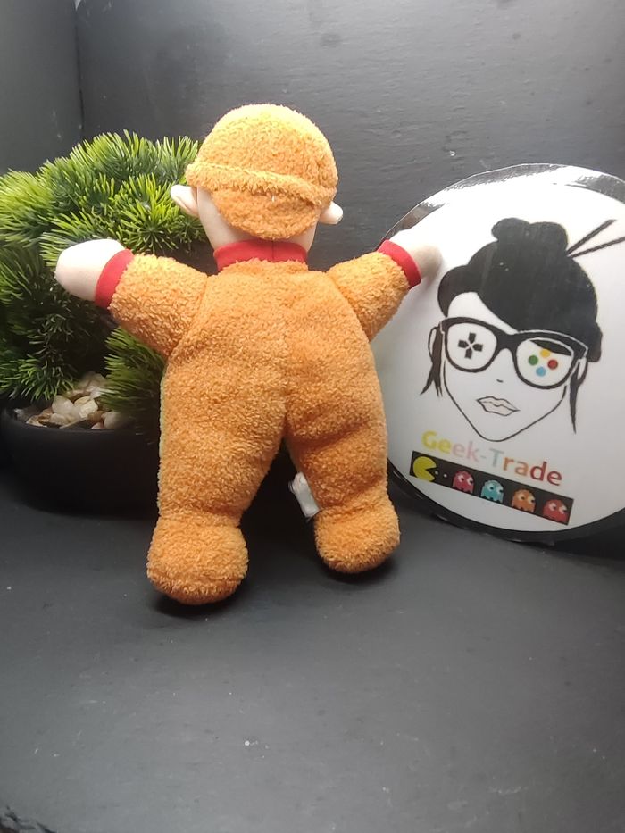 doudou peluche giro pharm giropharm poupée orange vert jaune Garçon Ancien - photo numéro 2