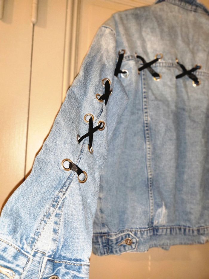 Veste jean à lacet S Daysie - photo numéro 3