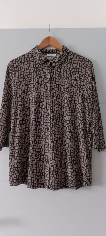 Chemise imprimée manches 3/4 "Efixelle" Taille 46