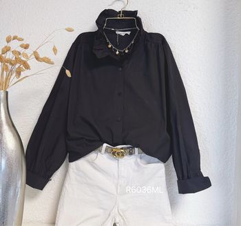 Chemise noire oversize taille M/L 🌸